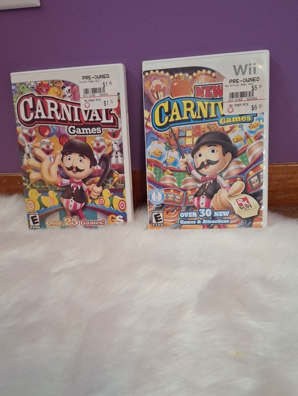 Wii Carnival Games And New Carnival Games Set Of 2
